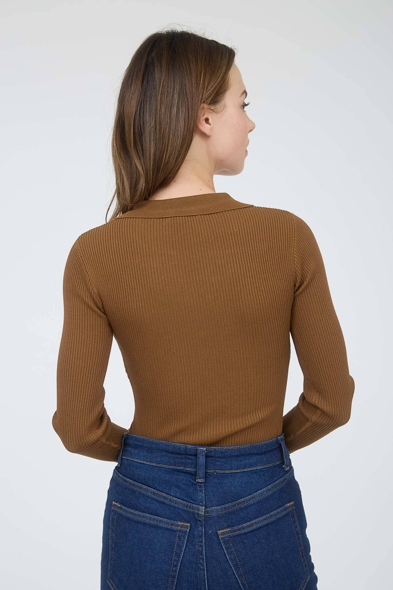 BEA BROWN LONG SLEEVE