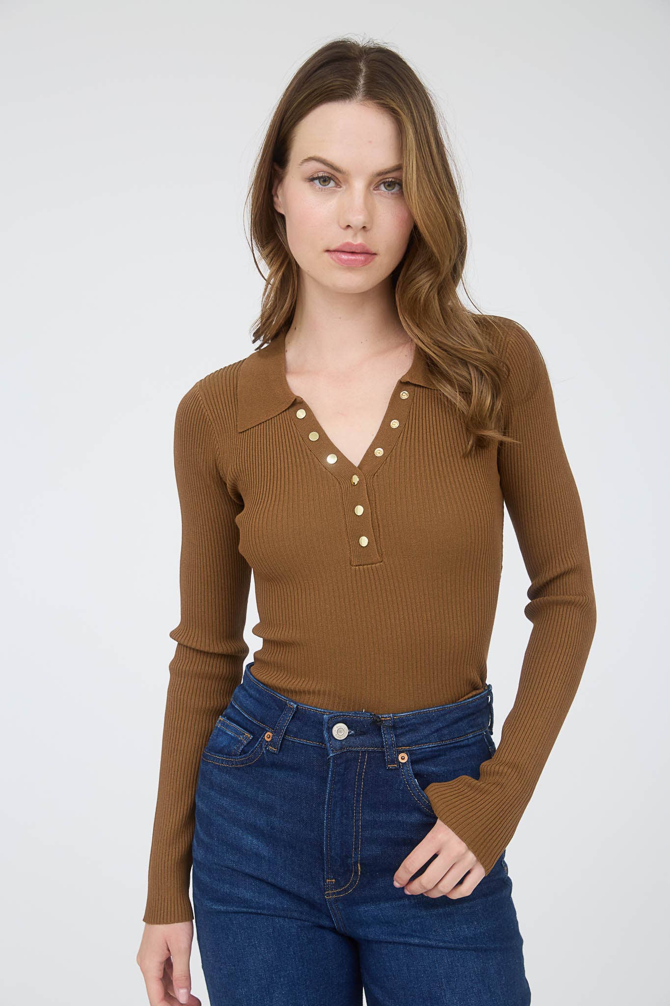 BEA BROWN LONG SLEEVE
